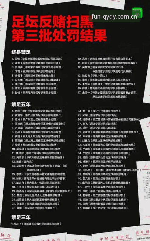 qy千亿体育平台用户视角：解读中国足协第三批禁足名单的完整使用指南
